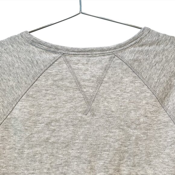 TOMMY HILFIGER Sport Crop Crew Neck Sweatshirt - Small‎ - Gray, navy, red  NWOT - Picture 5 of 7